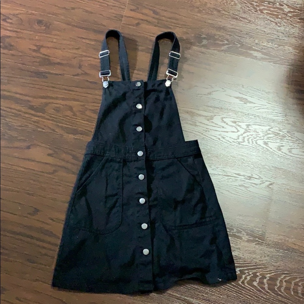 H&M Black Denim overalls